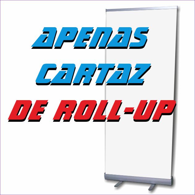 cartaz de roll up